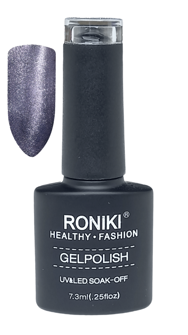 Roniki Cat eye ice, sølv metallic neglelak