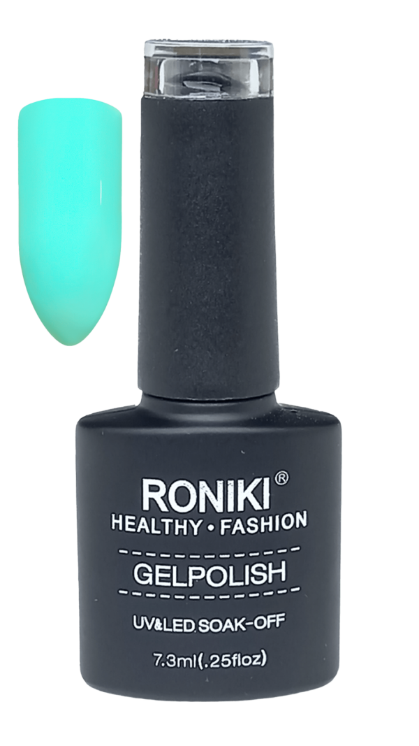 Roniki Gellak Ice green, Pastelgrøn neglelak
