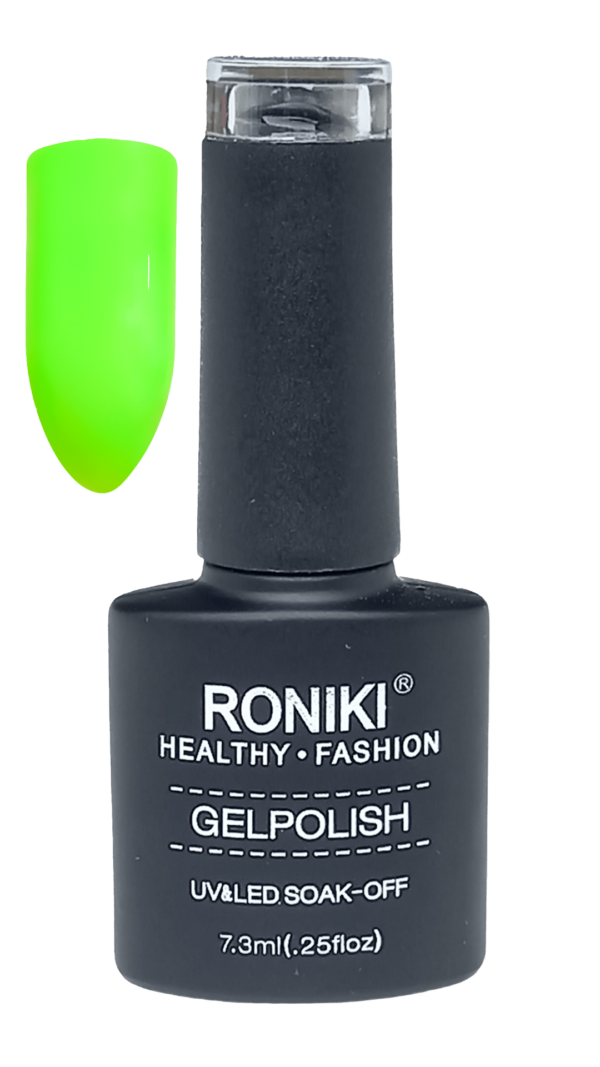 Roniki Gellak Neon Grøn, Neglelak